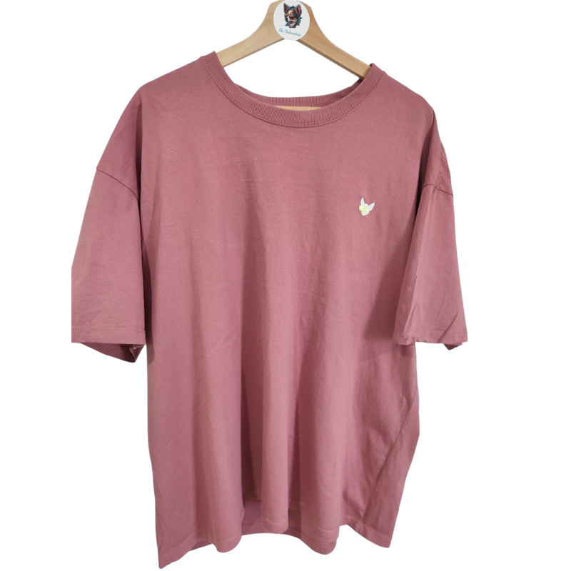 Camiseta Básica  Oversize Burdeos