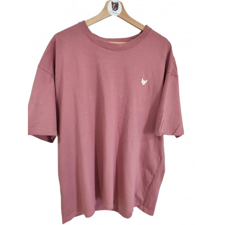 Camiseta Básica  Oversize Burdeos